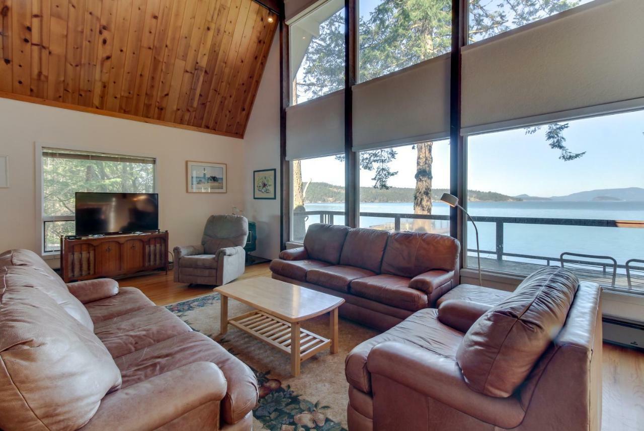 Lopez Island Hunter Bay Waterfront Home ภายนอก รูปภาพ